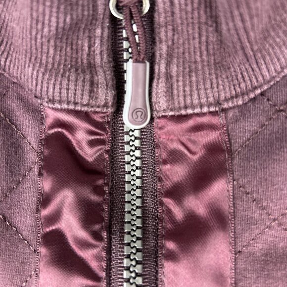 Lululemon Mogul Women's Track Jacket Purple Full Zip Womens Size Small* - Picture 6 of 11